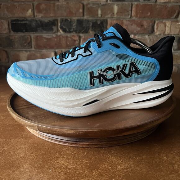 Hoka One One Cielo X1 2.0 Men's 12 Blue Carbon Plate Racing Running Shoes - Picture 12 of 16